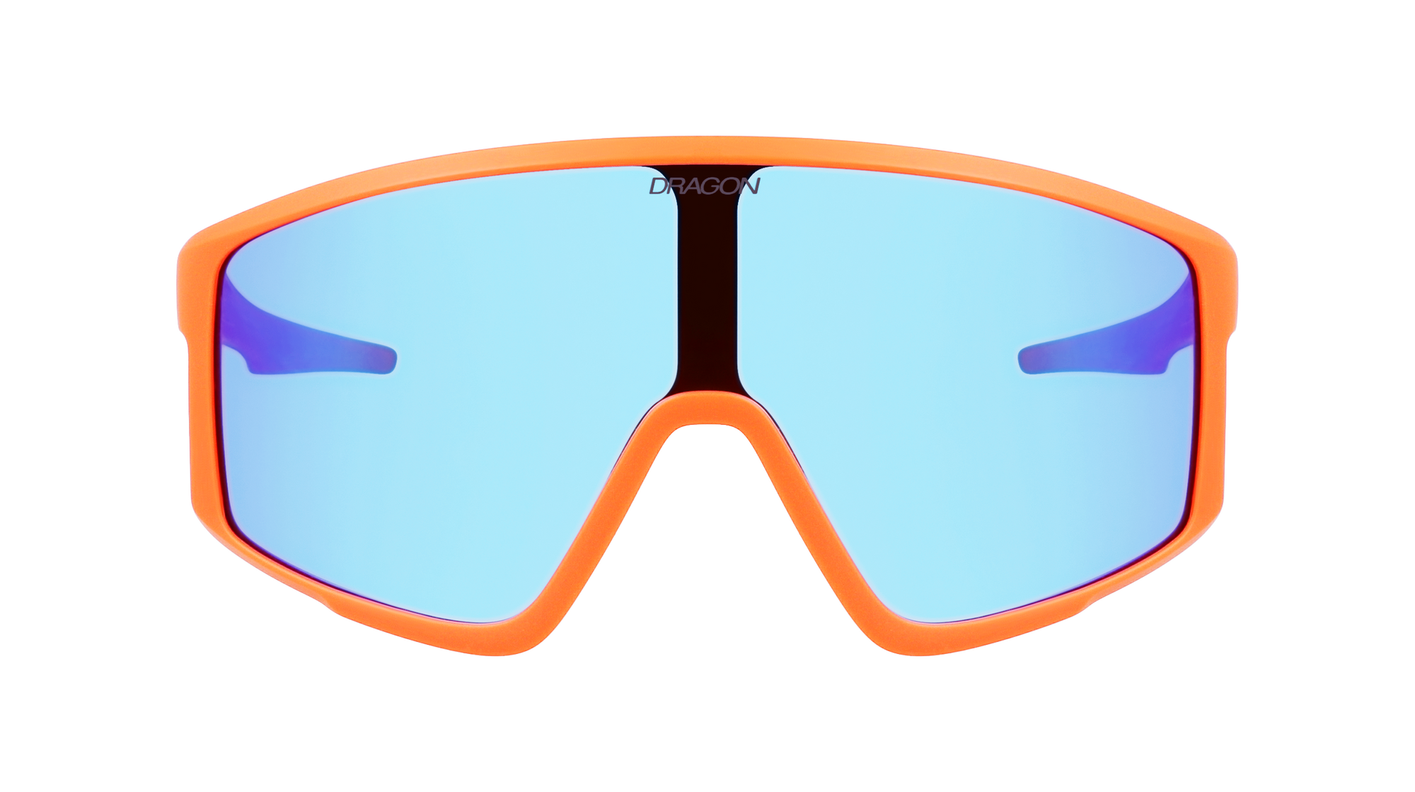 AMPED - Matte Flame with Lumalens Blue Ionized Lens