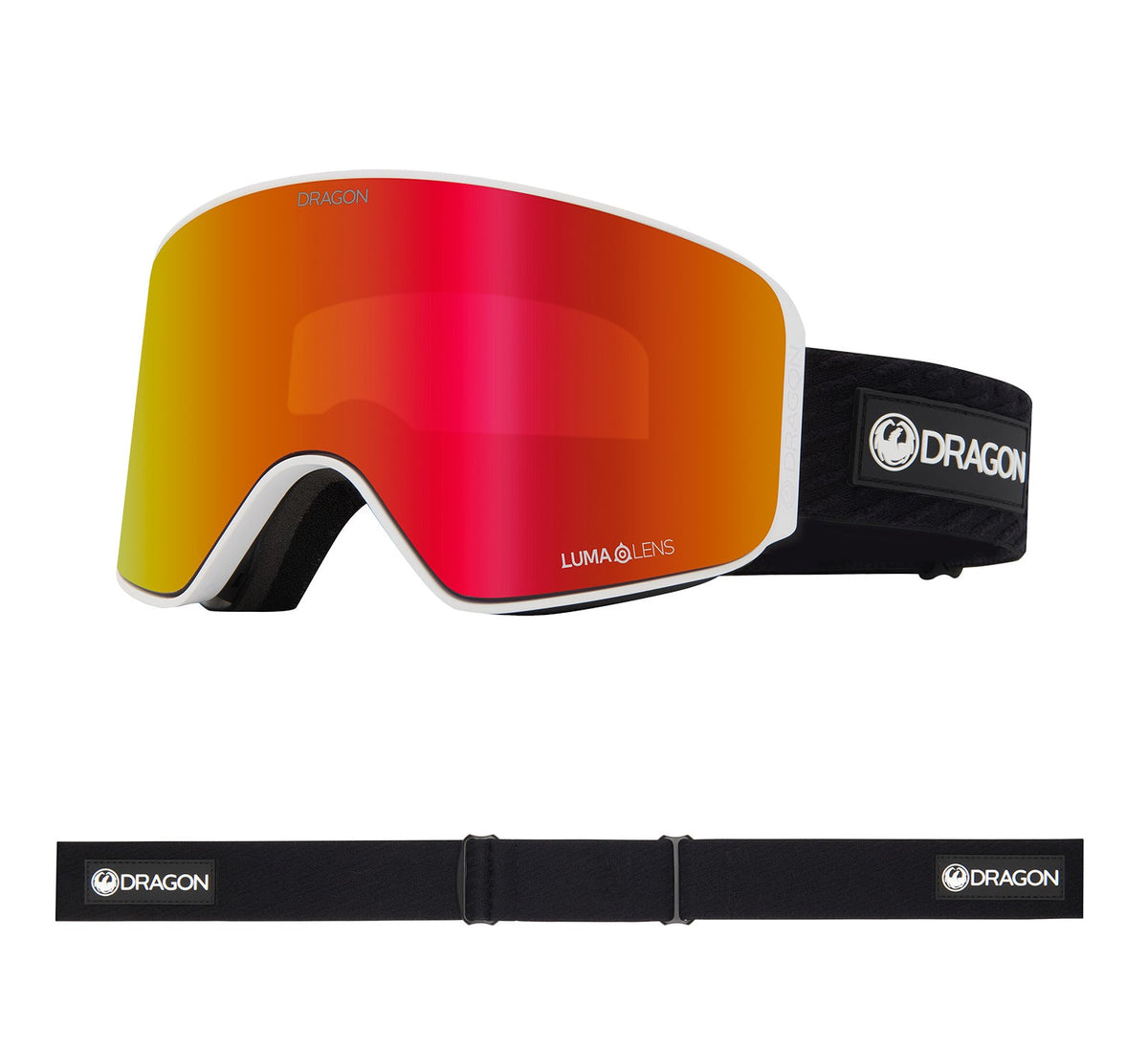 NFX MAG OTG - Icon Red with Lumalens Red Ionized &amp; Lumalens Light Rose Lens