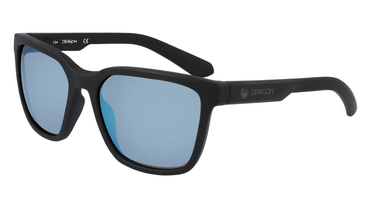 BURGEE - Matte Black H2O with Polarized Lumalens Sky Blue Ionized Lens